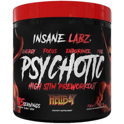 Insane Labz Psychotic HELLBOY Edition-Fruit Punch-35 servings-N101 Nutrition