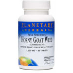 Planetary Herbals Horny Goat Weed (Full Spectrum) 1200 mg-60 tablets-N101 Nutrition