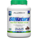 ALLMAX IsoNatural Whey Protein Isolate-5 lbs-Chocolate-N101 Nutrition