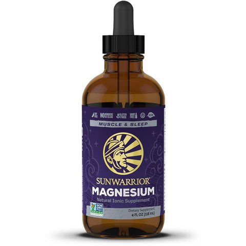 Sunwarrior Magnesium Liquid-118 mL (4 fl oz)-N101 Nutrition