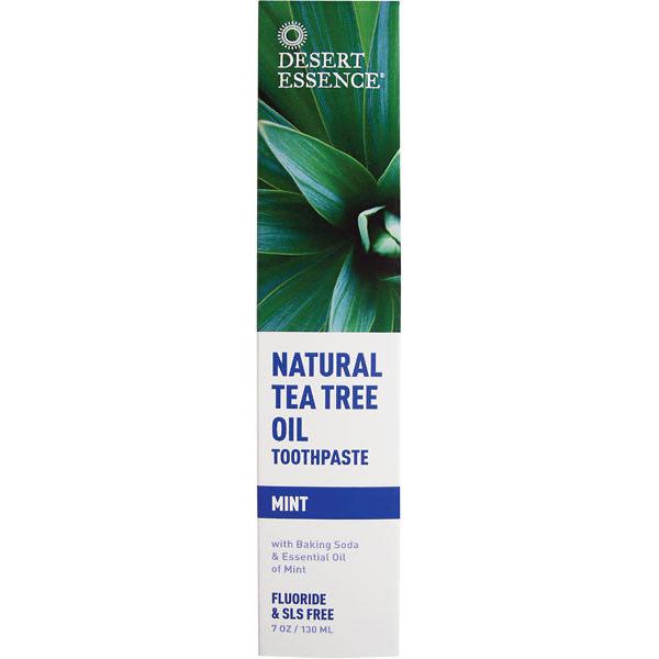 Desert Essence Natural Tea Tree Oil Toothpaste - Mint-6.25 oz (176 g)-N101 Nutrition