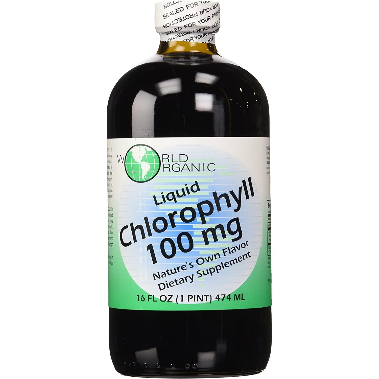World Organic Liquid Chlorophyll 100 mg-N101 Nutrition