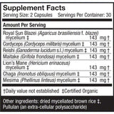 Host Defense Stamets 7-60 vegetarian capsules-N101 Nutrition