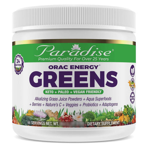 Paradise ORAC-Energy Greens-30 servings-N101 Nutrition