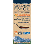 Wiley's Finest Wild Alaskan Fish Oil Orange Burst Liquid-N101 Nutrition