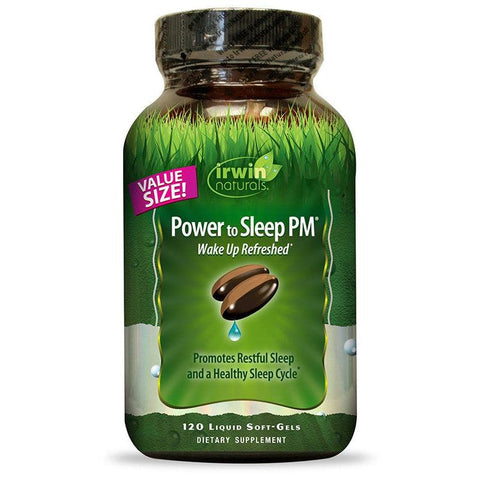 Irwin Naturals Power to Sleep PM (Value Size)-120 liquid soft-gels-N101 Nutrition