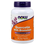 NOW Quercetin with Bromelain-120 veggie caps-N101 Nutrition