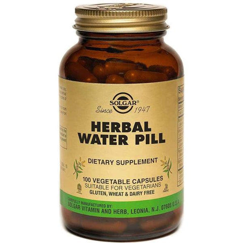 Solgar Herbal Water Pill-100 vegetable capsules-N101 Nutrition