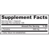 Jarrow Formulas L-Tyrosine 500 mg-N101 Nutrition