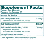Himalaya Holy Basil-N101 Nutrition
